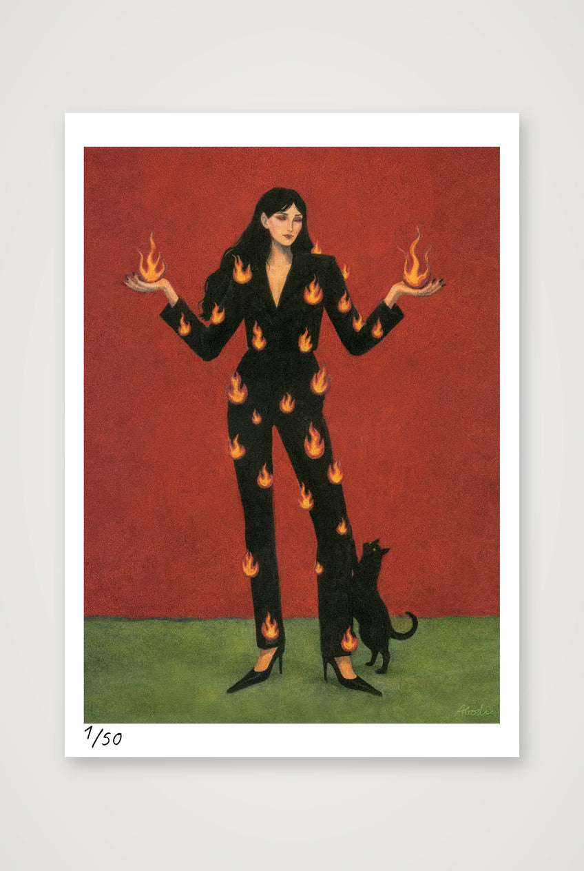 The Fire — A1 (59×84cm, 23×33") Print only
