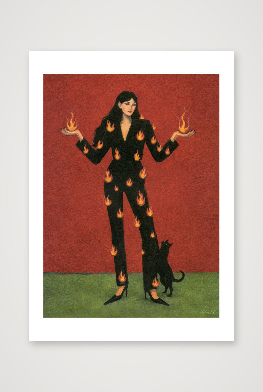 The Fire — A3 (30×42cm, 12×17") Print only