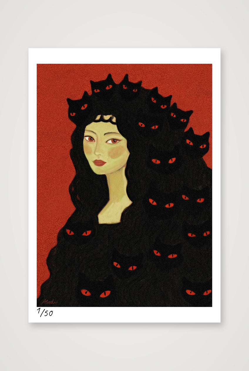 Wishdom — 70×100cm, 28×39" Print only