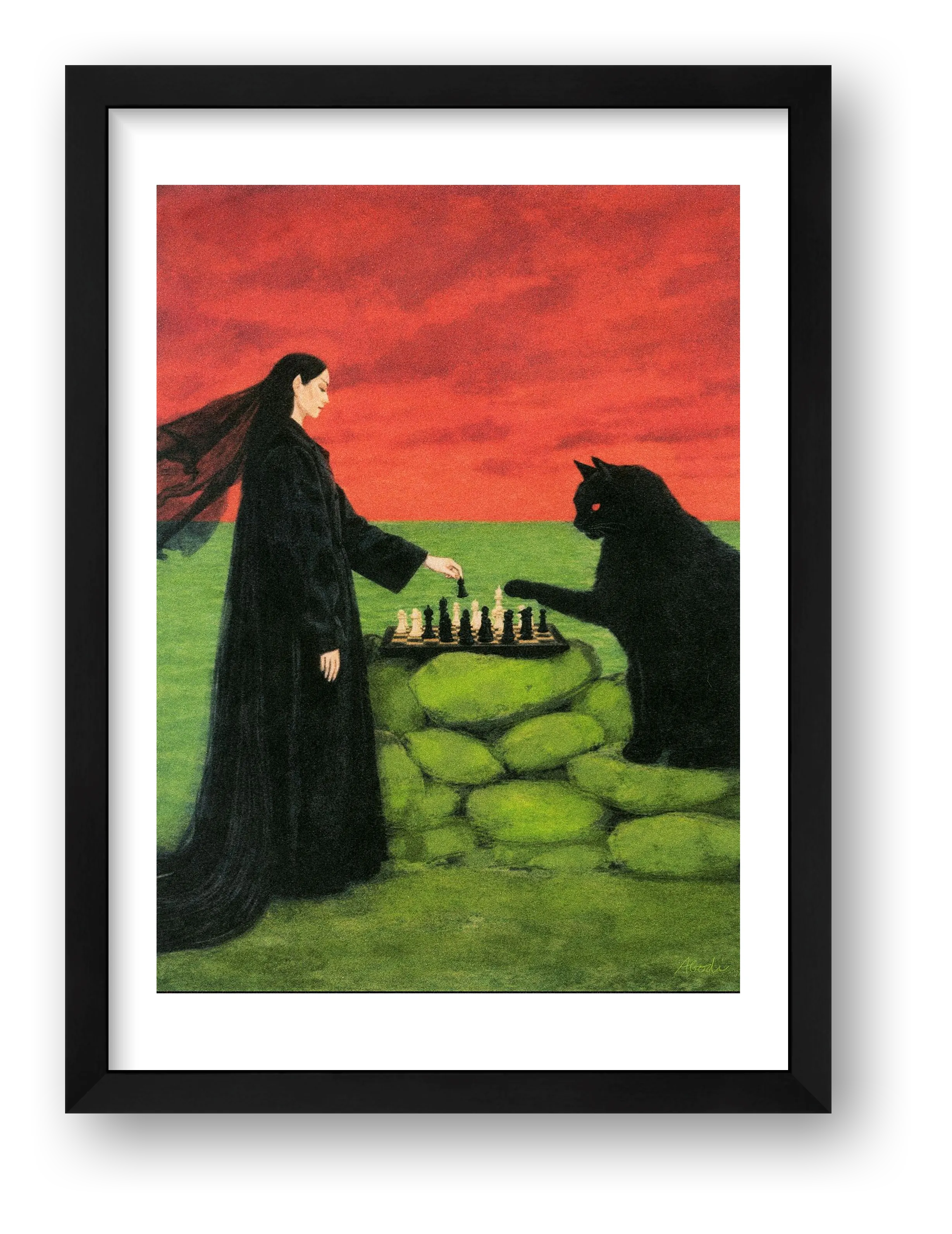 The Seventh Claw — framed